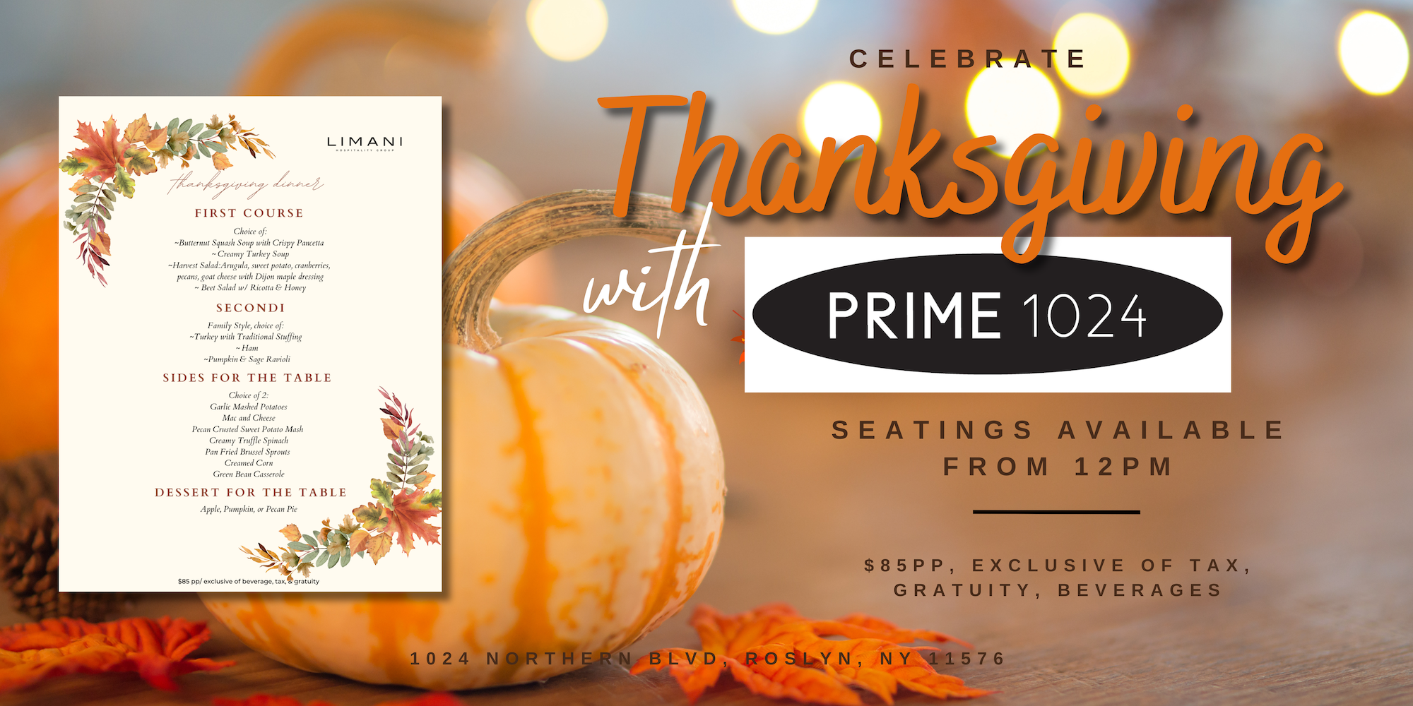 Thanksgiving Popup